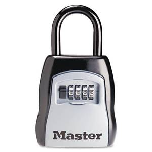 lot 8619 image: Master Lock Set-Your-Own Combination Portable Lock Box