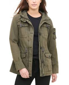 lot 8630 image: Levis Womens Hooded Military Jacket