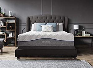 lot 59504 image: Mattress America Revive Gel Memory Foam Mattress Fiberglass Free, 12 H, Queen