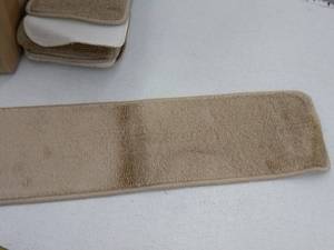 lot 59609 image: 8.5in X 30in Tan Rug, Pack of 13