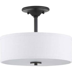 lot 59610 image: Progress Lighting- Two-Light Semi-Flush
