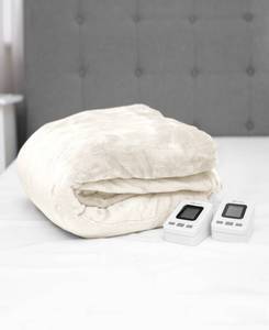 lot 59616 image: SensorPEDIC King Electric Blanket, White