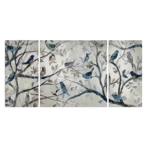lot 59622 image: Wexford Home Morning Chorus Premium Multi-piece Art