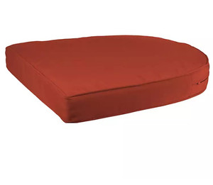 lot 59637 image: Brick Red Outdoor Wicker Seat Cushion
