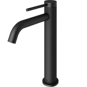 lot 59639 image: VIGO Lexington Single Hole cFiber� Vessel Bathroom Faucet in Matte Black