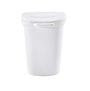 lot 59664 image: Rubbermaid 11.25 gal Trash Can- White