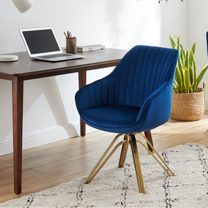 lot 59702 image: Art Leon Mid Century Modern Accent Desk Swivel Chair
