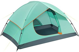 lot 59705 image: Ciays Camping Tent, Waterproof with Removable Rainfly and Carry Bag, Model CITE09DG1