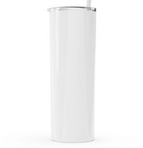 lot 59708 image: 20 oz Slim Tumbler, White