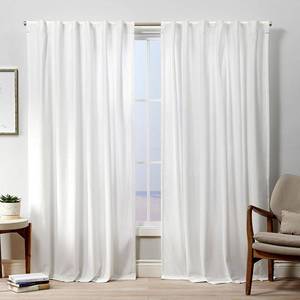 lot 59727 image: Exclusive Home Curtains Velvet Heavyweight Hidden Tab Top Curtain Panels, 52 x 108, 6 Panels Total