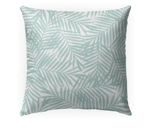 lot 59733 image: PALM MINT Indoor - Outdoor Pillow By Kavka Designs16 x 16 . Set of 2
