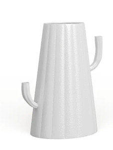 lot 59737 image: 12 X 6 inch Modern Metal Cactus Vase