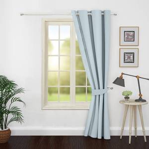 lot 59758 image: Pack of 2,Double Panel - Room Darkening Thermal Insulated Blackout Curtains By Ample Decor, White