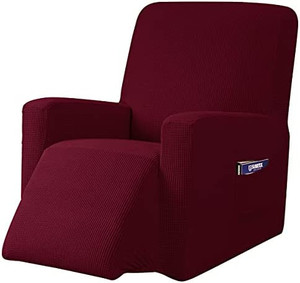 lot 59765 image: subrtex Recliner Chair Cover Stretch (Wine)