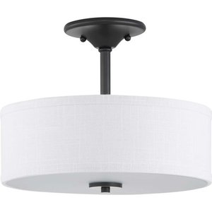 lot 59772 image: Progress Lighting-Two-Light Semi-Flush
