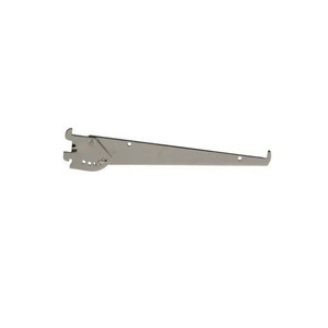 lot 59773 image: Econoco-12 Tap-In Adjustable Angle Shelf Bracket (Chrome)