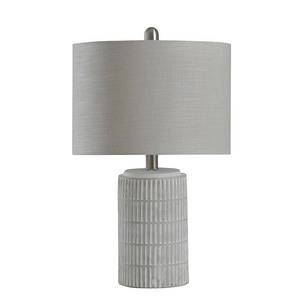 lot 59780 image: Joni Table Lamp - Distressed Gray