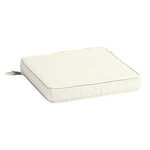 lot 59796 image: 2 - Arden Selections ProFoam Acrylic Outdoor Dining Chair Pad Cushion, Antique Beige