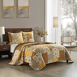 lot 59816 image: Stratford Park-Home Collection, Valentine 3-Piece Quilt Set , King,