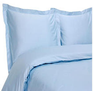 lot 59818 image: Hemstitch Collection-3 pc sheet set, FullQueen, Light Blue