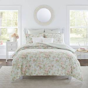 lot 59819 image: Laura Ashley Madelynn Comforter Set, FullQueen, Floral