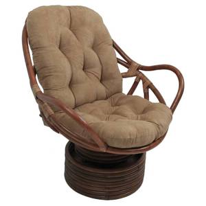 lot 59825 image: Blazing Needles 48-inch Microsuede Swivel Rocker Cushion