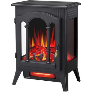 lot 59835 image: 16inch Infrared Electric Fireplace Stove, Freestanding Fireplace Heater