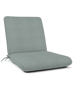 lot 59852 image: Sunbrella 44-inch Indoor Outdoor Seat and Back Club Chair Cushion - Canvas. Silver