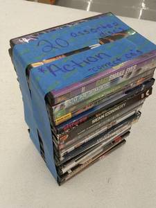 lot 59866 image: 20 assorted action film discs