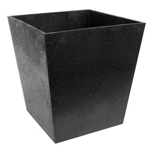 lot 59867 image: Sonata 11.75 in. x 13 in. Slate Rubber Self-Watering Planter