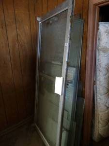 lot 1001 image: Storefront Door  Variety of Glass Panels