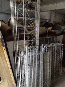 lot 1030 image: Variety of Metro Rack Shelves Only wo Posts