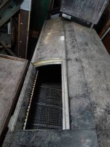 lot 1055 image: 6Ft wide Stainless and Black Tops Access Chiller - Freezer