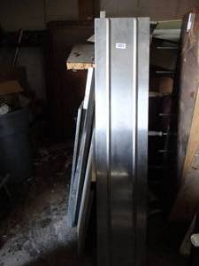 lot 1066 image: Variety of Stainless Steel Shelves