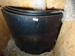 lot 1075 image: 3 Arched  Curved Windows