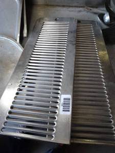 lot 1098 image: 2  -  24  Wide Stainless Drain Screens