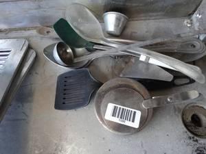lot 1099 image: Variety of Stainless and Plastic Utensils