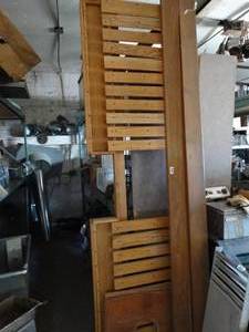 lot 1156 image: 12Ft Wide Decorative Wood Railing