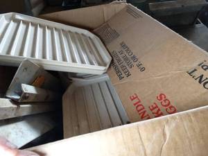 lot 1163 image: 2 Boxes of Small Ribbed Plastic Beacon Platters