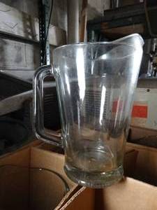 lot 1166 image: 5 Glass Pitchers