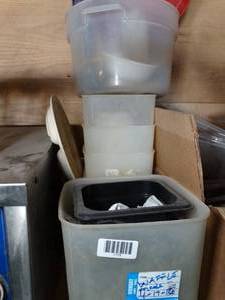 lot 1179 image: Mixed Lot of Plastic Tubs