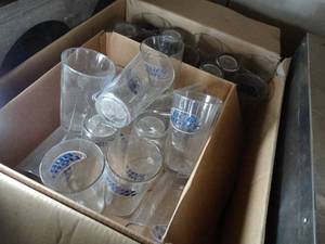 lot 1183 image: Variety Box of Tall Bud Light Drinking Glasses