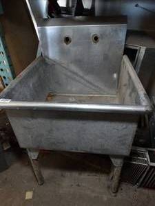 lot 1188 image: Stainless Utility Sink