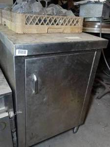 lot 1227 image: Stainless Cabinet  Countertop
