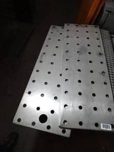 lot 1223 image: 12 x 32 Perforated Stainless Panels