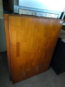 lot 1231 image: 2 Butcher Block Style Tabletops