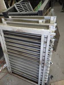 lot 1301 image: Lot of Metal Vent Louvers