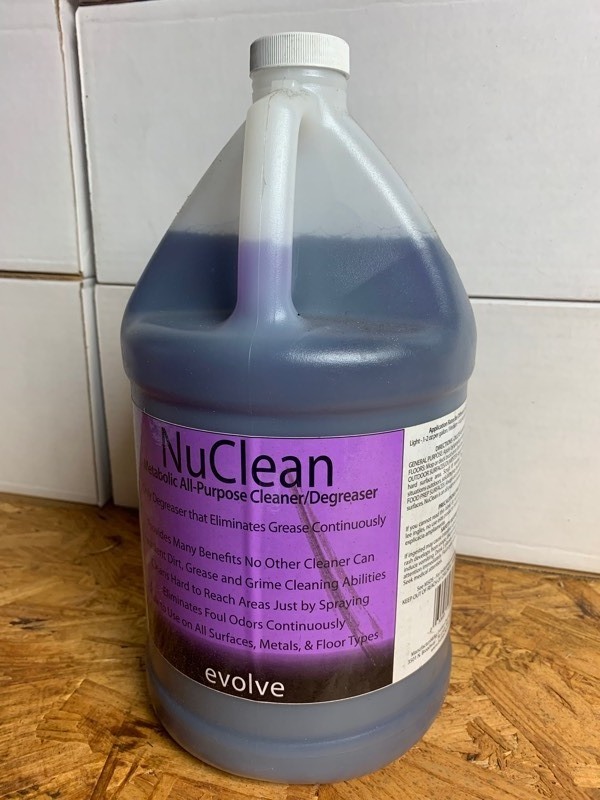 lot 164 image: New 1 Gallon Jug of Evolve NuClean Metabolic All-Purpose Cleaner Degreaser