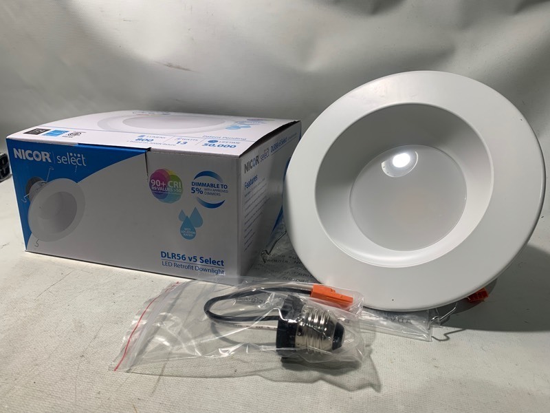 lot 117 image: 4 New Nucor Select 56 LED Retrofit Down-Lights