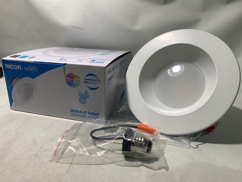 lot 118 image: 4 New Nucor Select 56 LED Retrofit Down-Lights